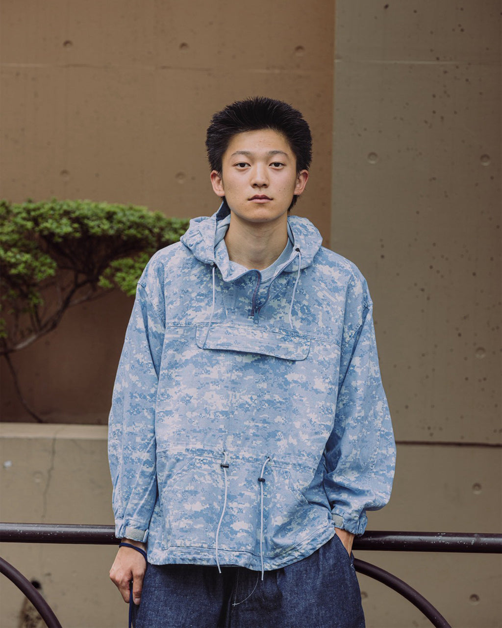anorak hoodie indigo Degital Camo / Richie indigo Degicamo