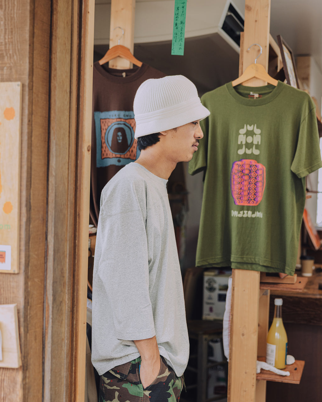 Cotton Linen Hat - Solid / Gyllenhaal (White)