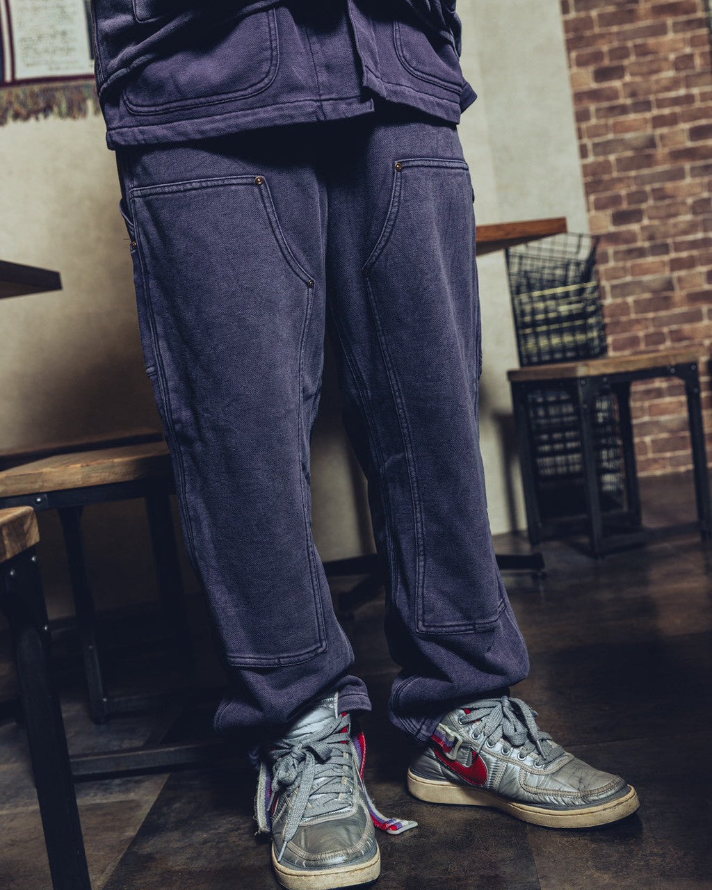 Double Knee Pants / Huey (Navy)
