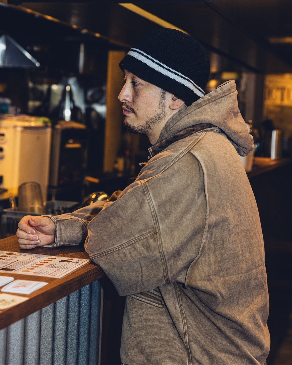 Double Zip Work Jacket / Bobby (Brown)