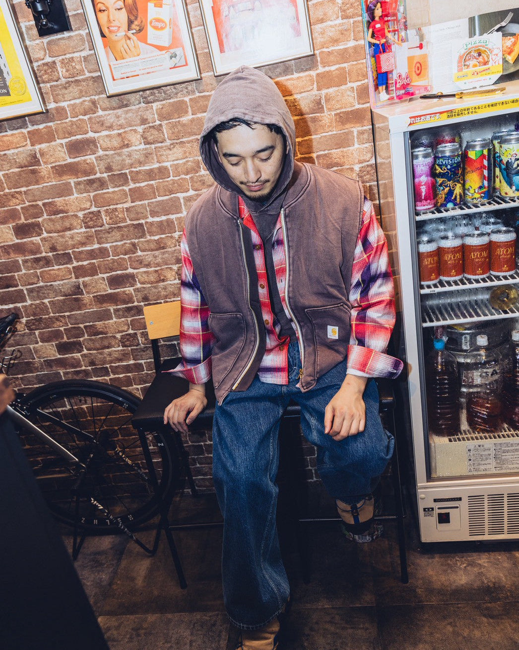 Zip Vest / Cleary (Navy)