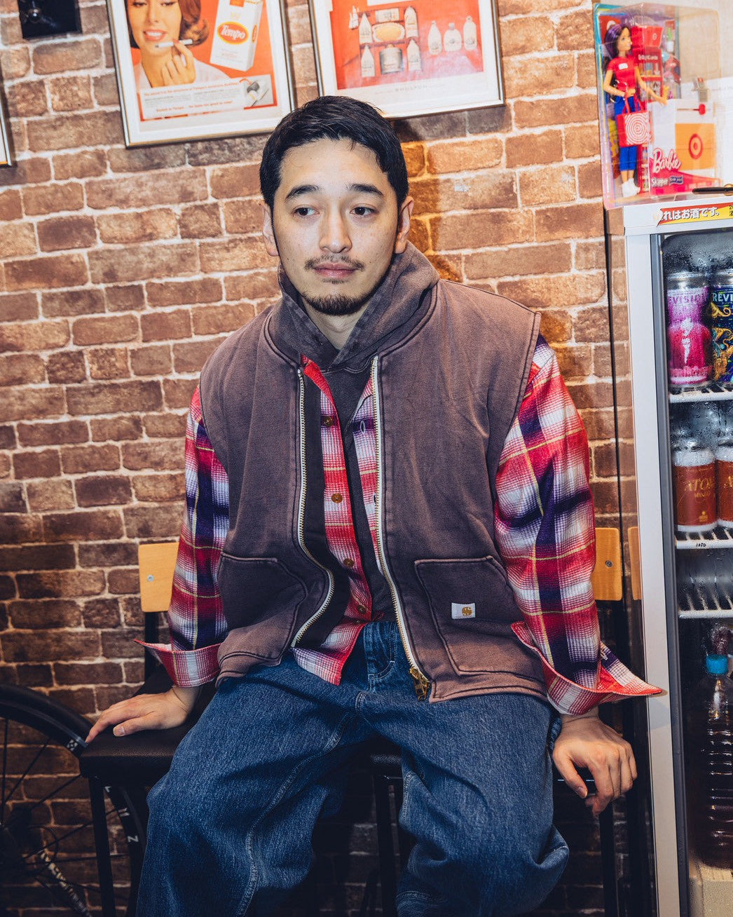 Zip Vest / Cleary (Navy)