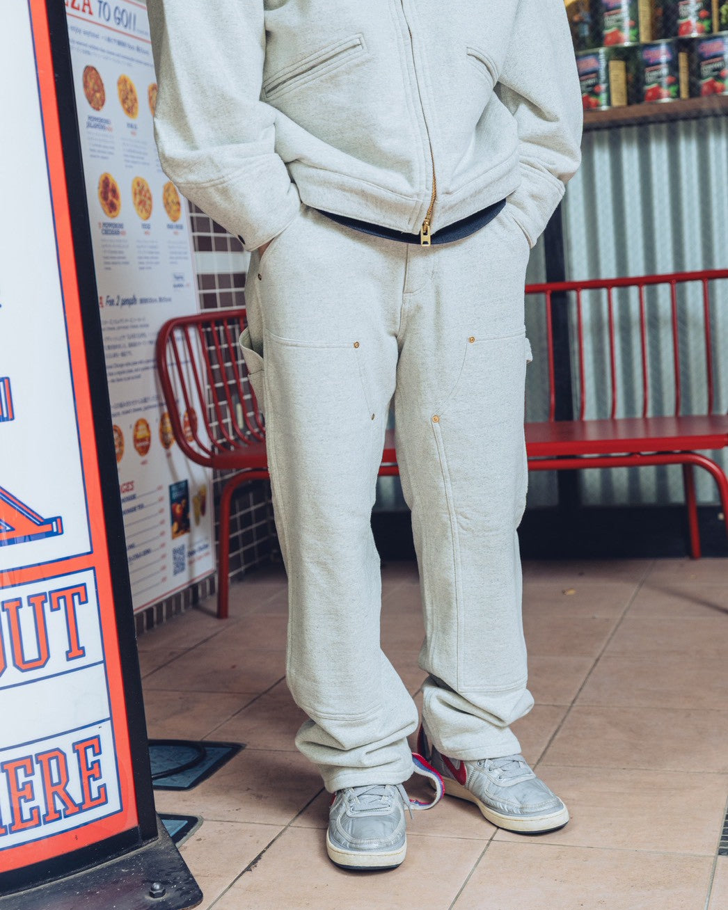 Double Knee Pants / Huey (Navy)