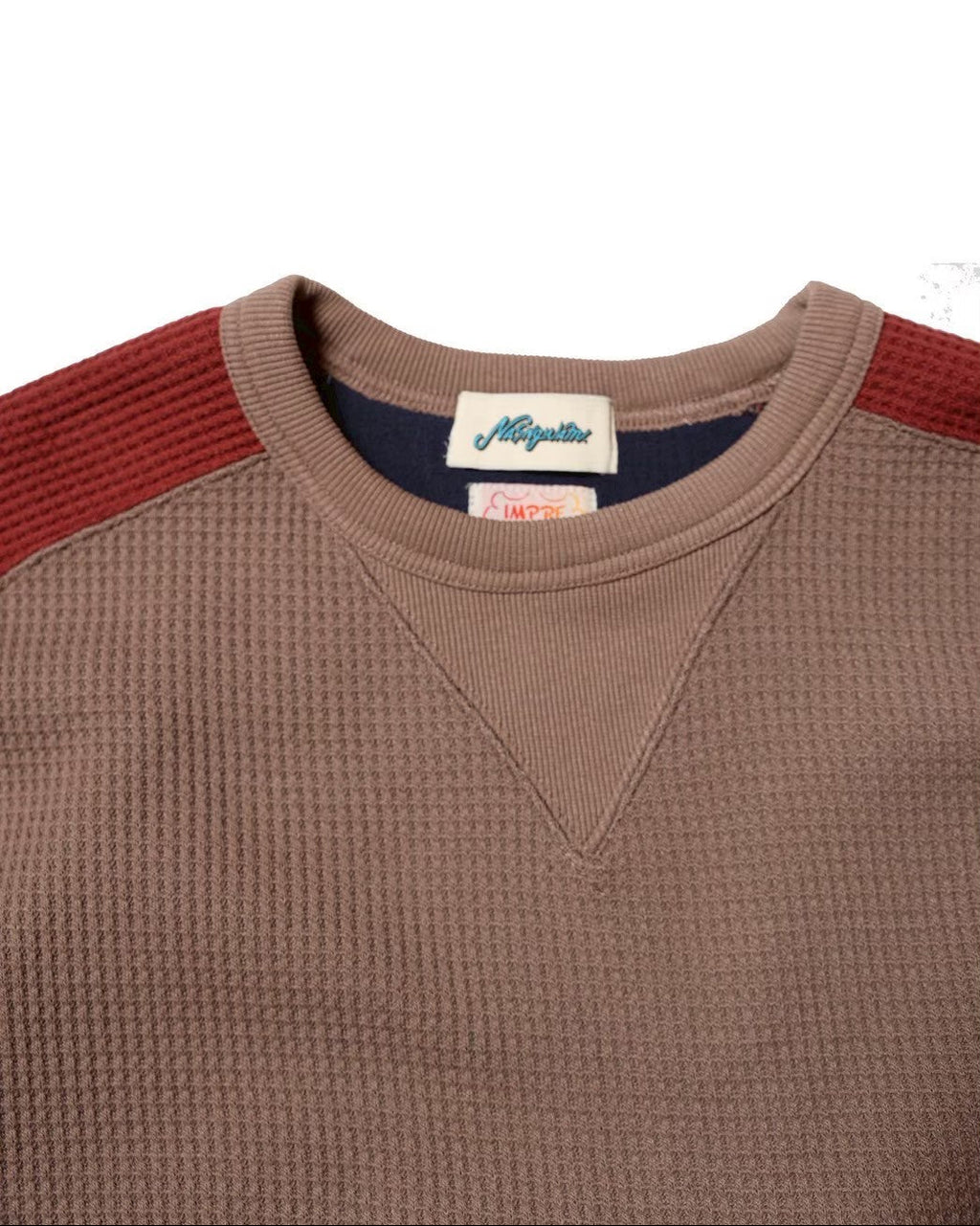 GOKU Warm Fleece F.Crew / Joe (Gray×Brown)