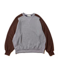 GOKU Warm Fleece F.Crew / Joe (Gray×Brown)
