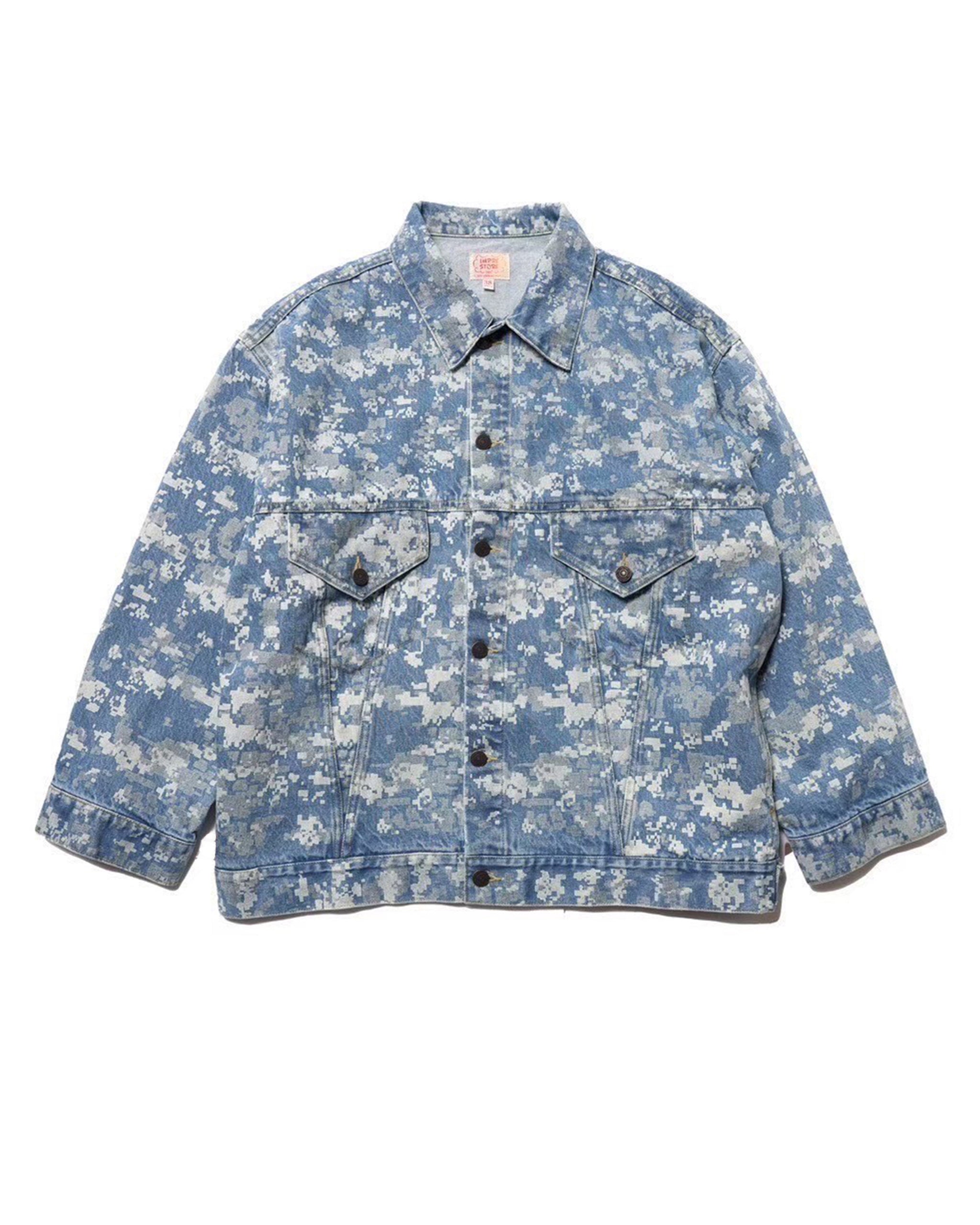 12.5ozTrucker Coat / MARY-Degital Camo (DENIM Degital Camo)