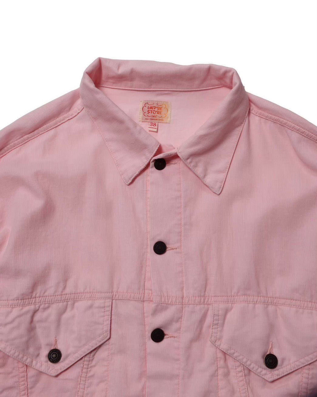 20W Corduroy Trucker Coat / Mary-20W Corduroy (Pink)
