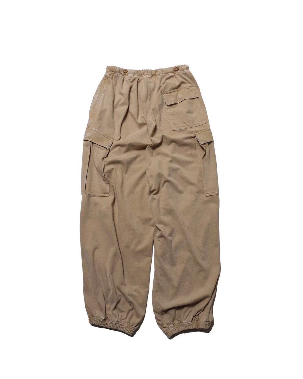 Easy Trousers / RANDY t-cloth V.D (faded Black)