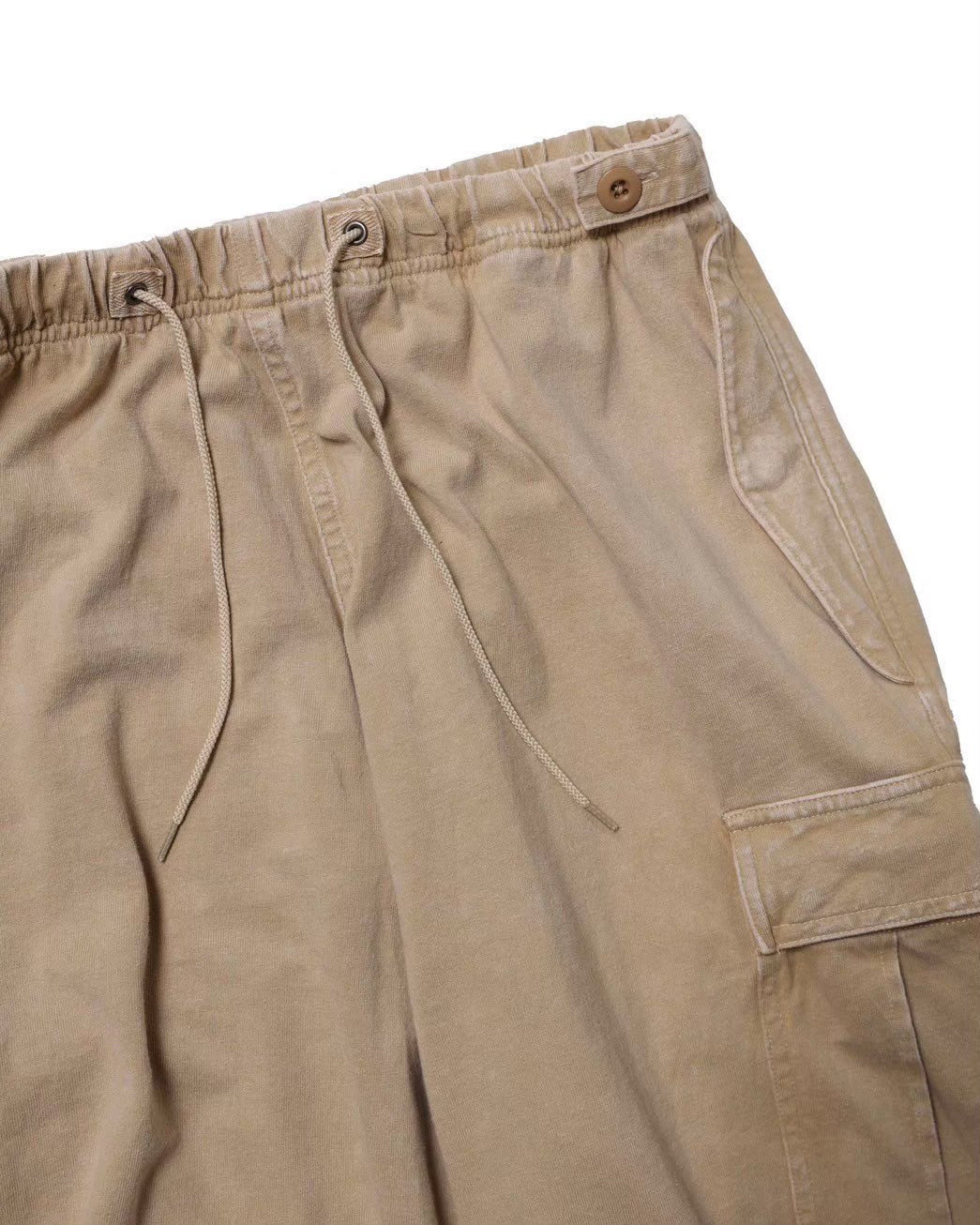 Easy Trousers / RANDY t-cloth V.D (faded Black)