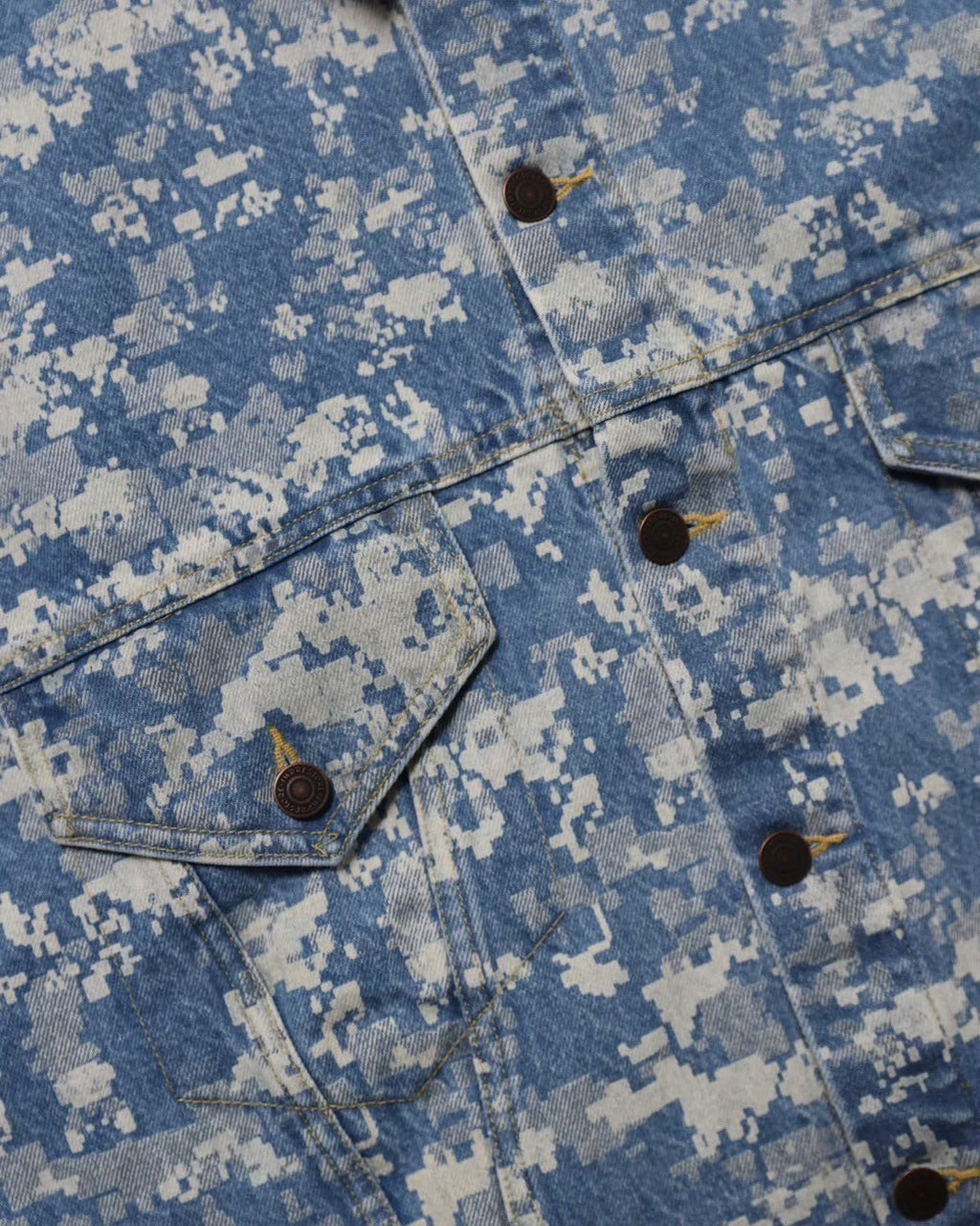 12.5ozTrucker Coat / MARY-Degital Camo (DENIM Degital Camo)