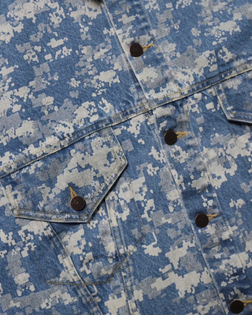 12.5ozTrucker Coat / MARY-Degital Camo (DENIM Degital Camo)