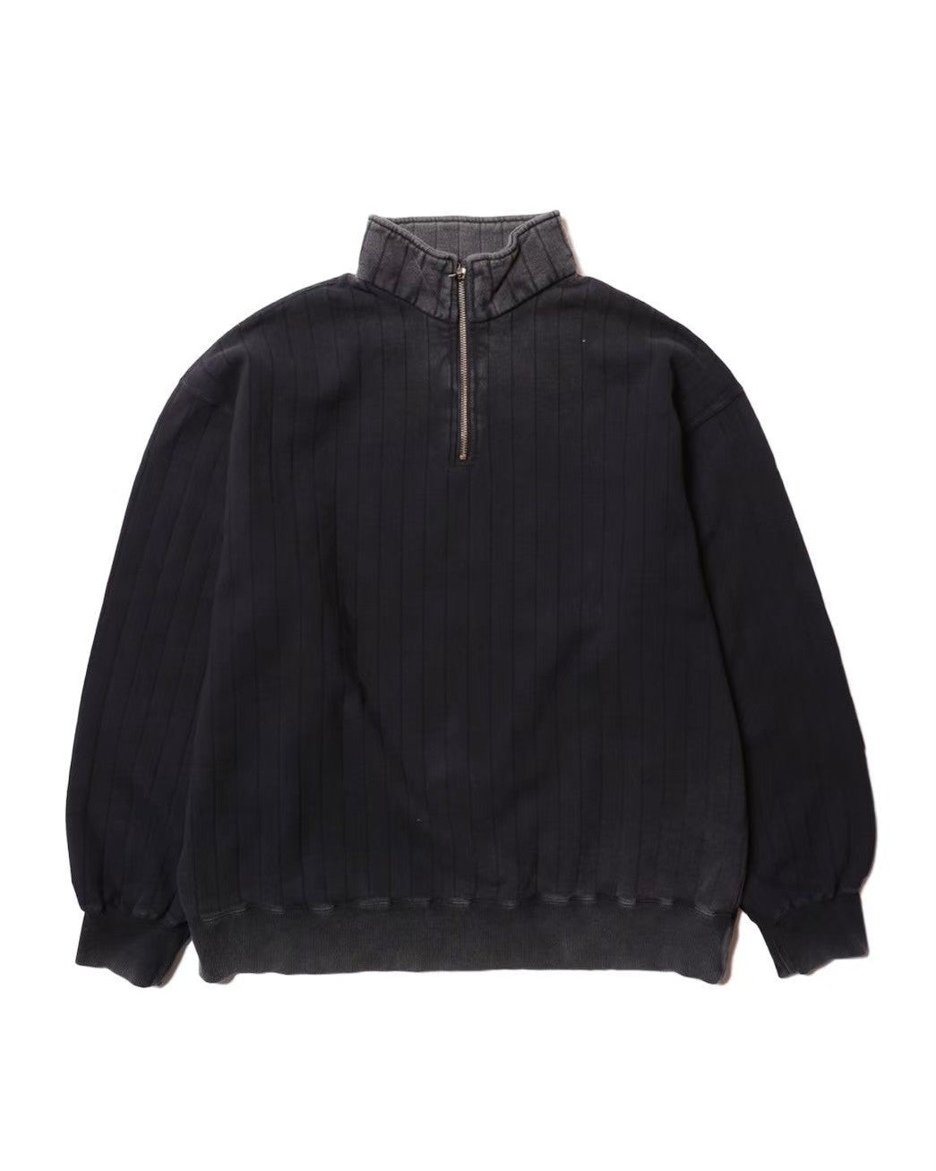 NEEDLE PULLING HURF ZIP SWEAT / Tandino (Black)