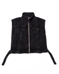 DenimTruckerVest／Taylor (Black)