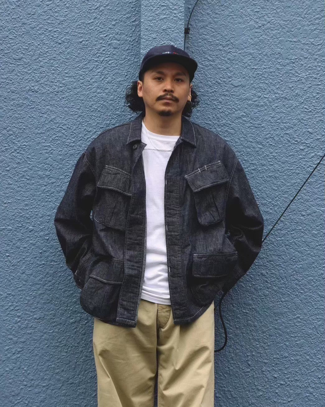 6.5ozDenimBduJacket／Lou (Indigo)