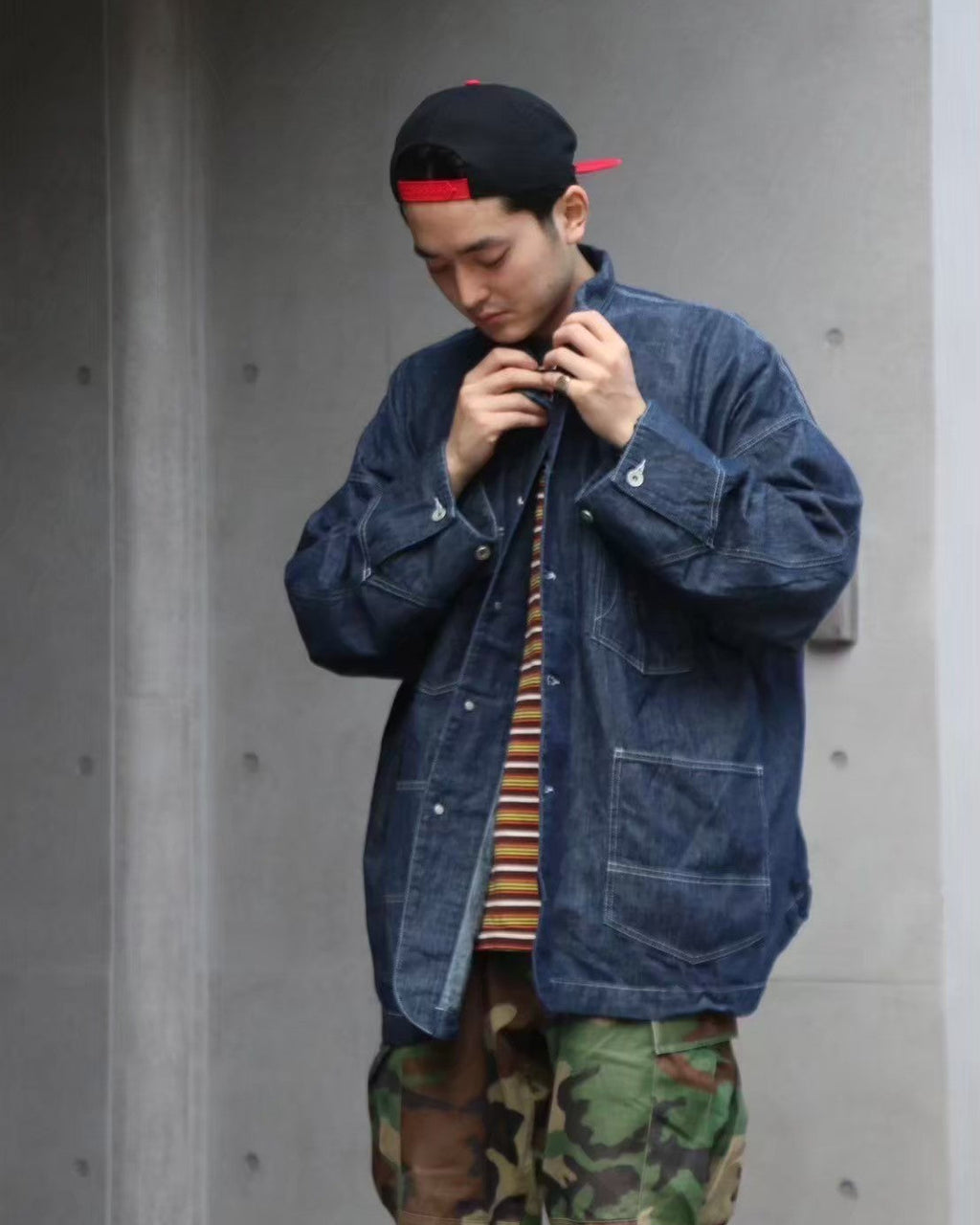 6.5ozDenimCoverall／Granite (Indigo)