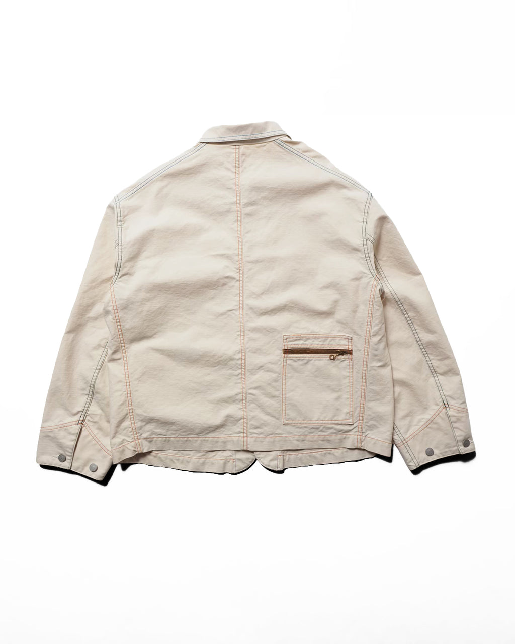 Short length coveralls / Glover ( White Denim)