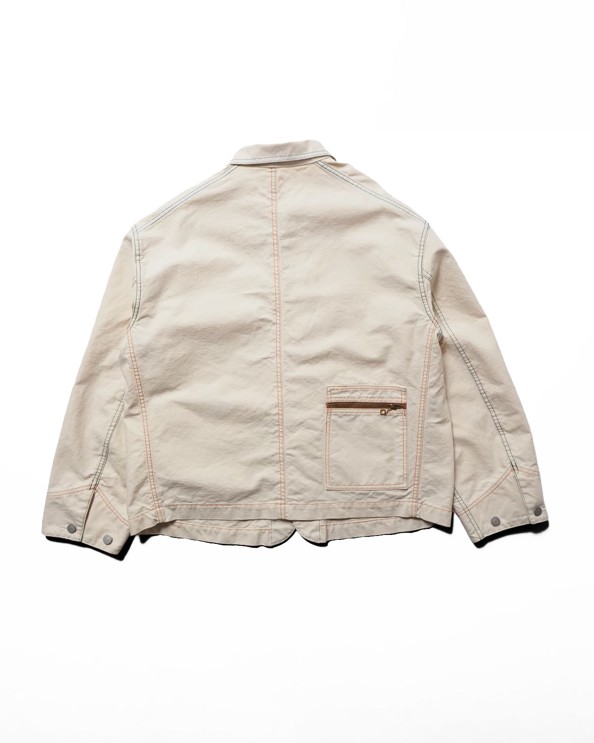 Short length coveralls / Glover ( White Denim)