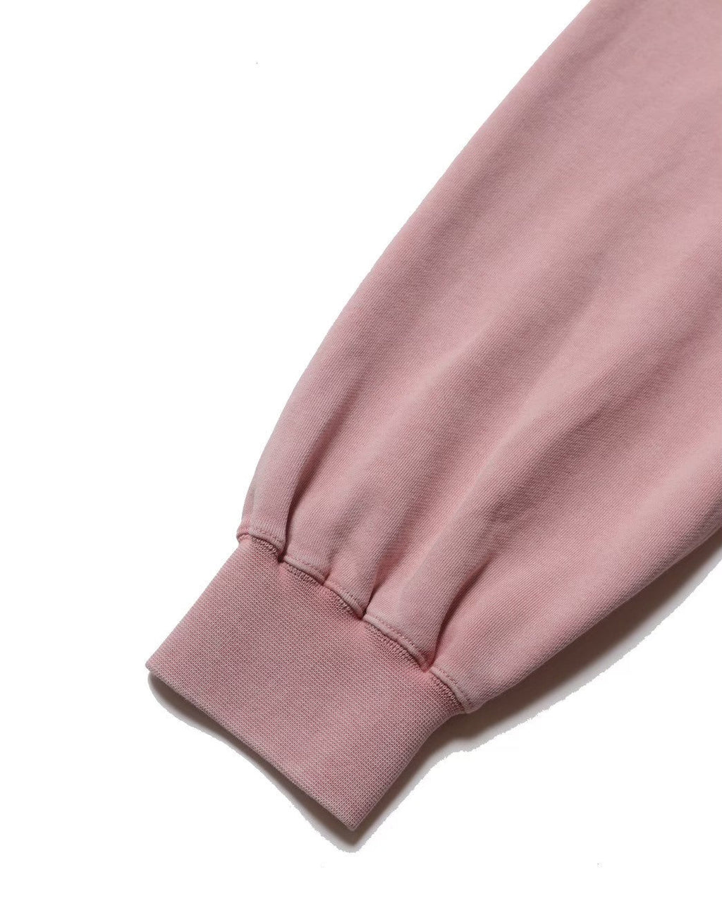 Zip hoodie separate pocket / Thompson-paint splattered ( faded Pink)