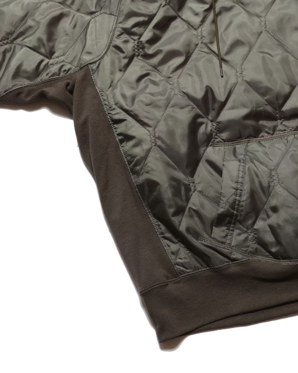 Retrofit hoodie Quilted Padding / McClure (Olive)