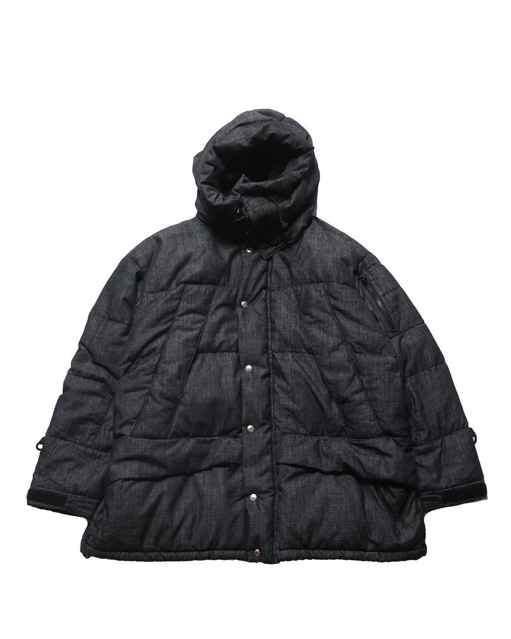 down jacket / Shelly (Black Denim)