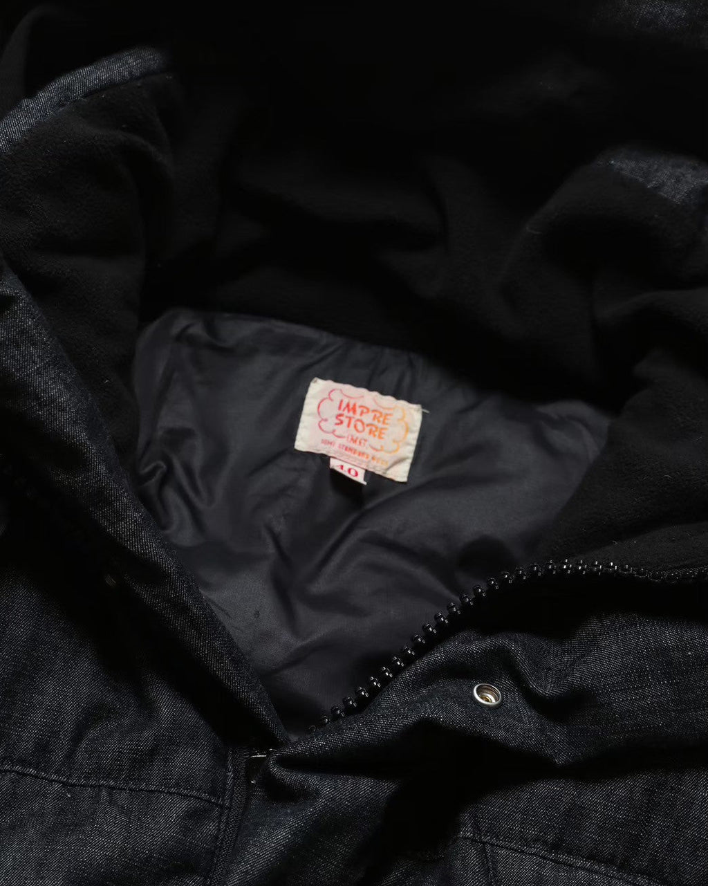 down jacket / Shelly (Black Denim)