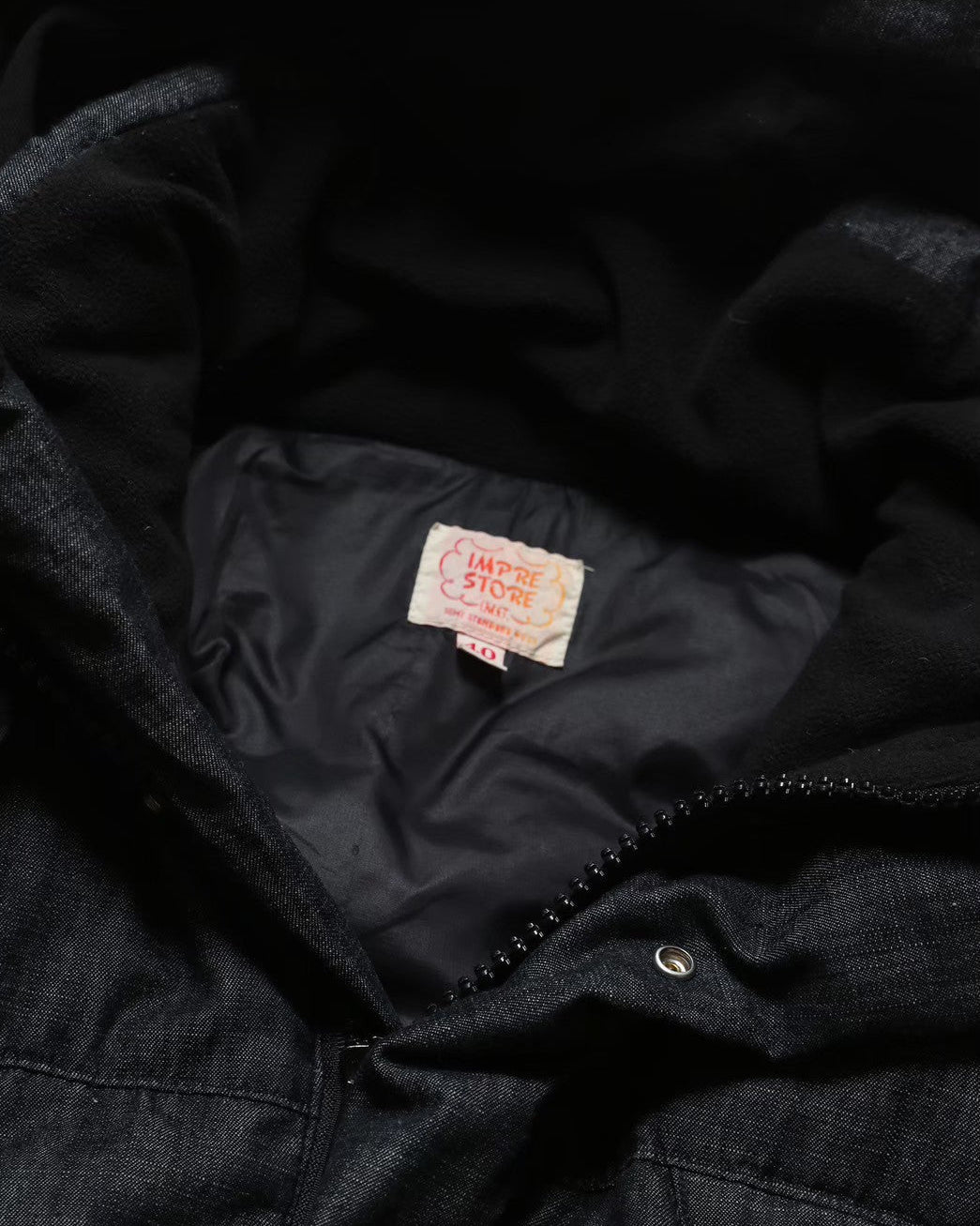 down jacket / Shelly (Black Denim)