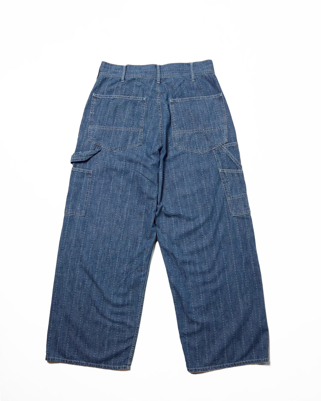 Painter pants (6.5oz selvedge denim)Pinst★ripe / BIFF-6.5oz★ (Blue Denim ★Onewash )