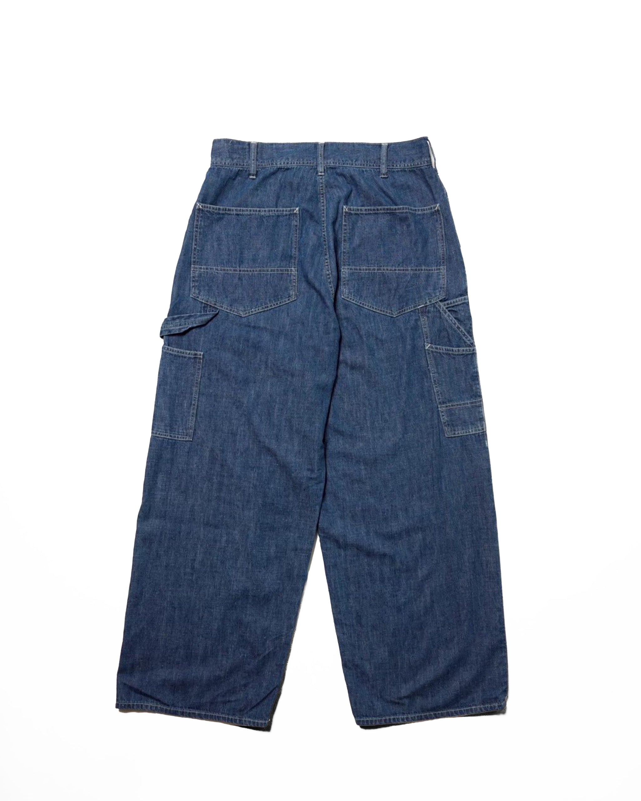 Painter pants (6.5oz selvedge denim) / BIFF-6.5oz (Blue Denim Vintagewash)