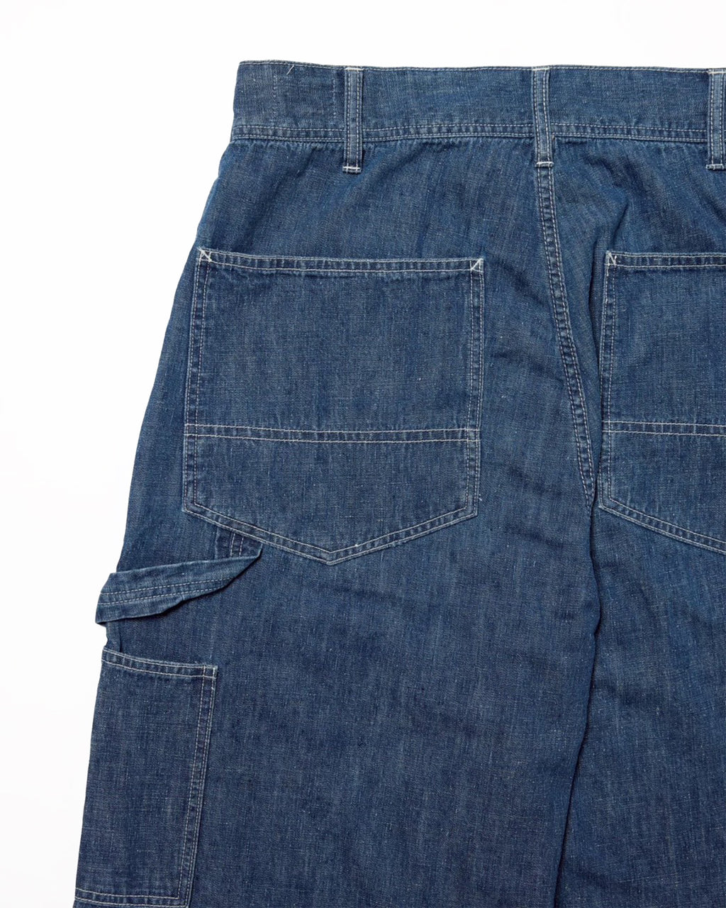Painter pants (6.5oz selvedge denim) / BIFF-6.5oz (Blue Denim Vintagewash)