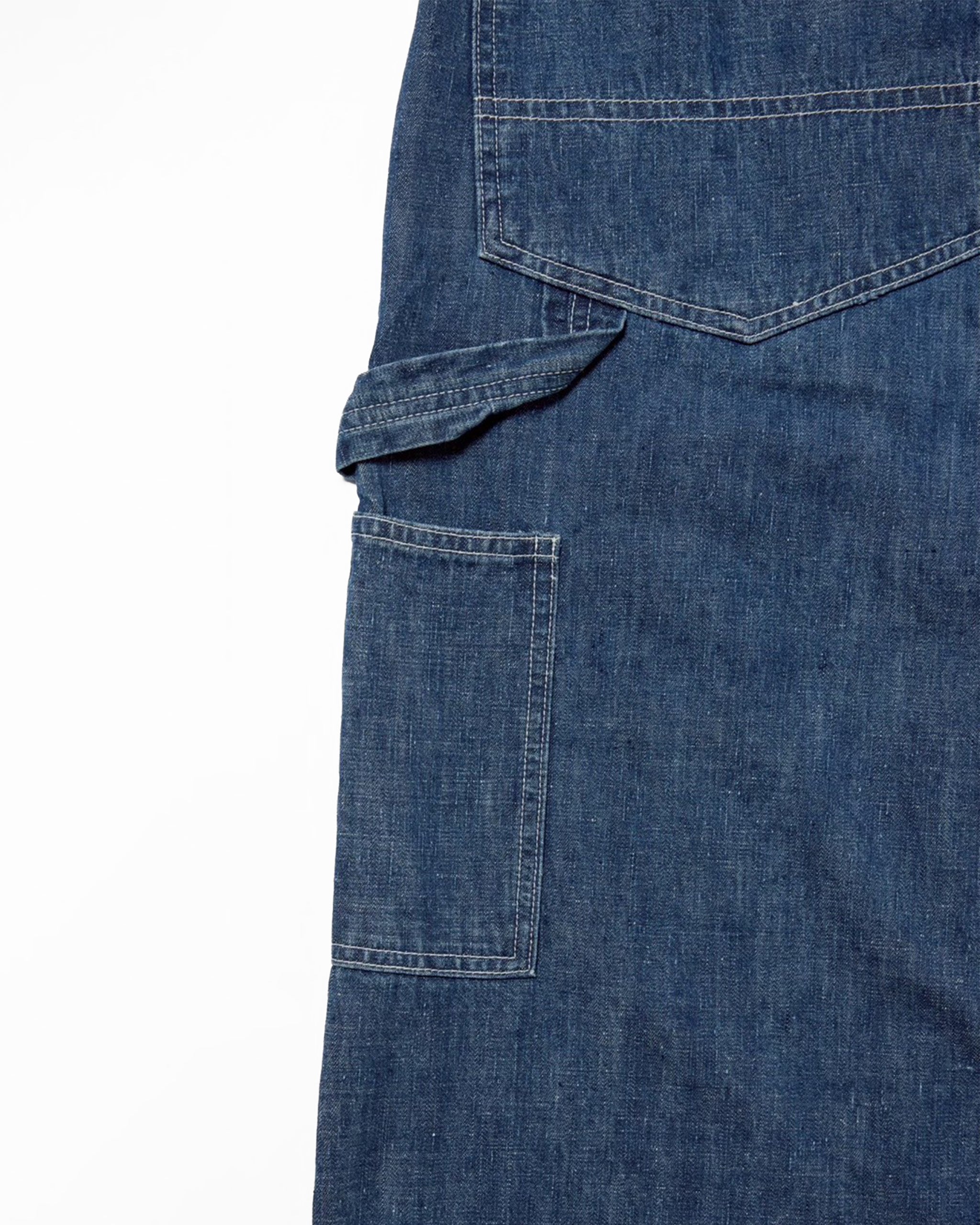 Painter pants (6.5oz selvedge denim) / BIFF-6.5oz (Blue Denim Vintagewash)