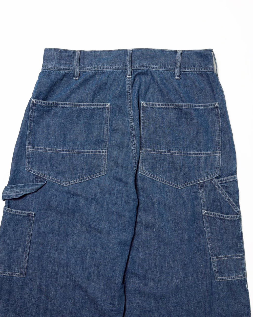 Painter pants (6.5oz selvedge denim) / BIFF-6.5oz (Blue Denim Vintagewash)