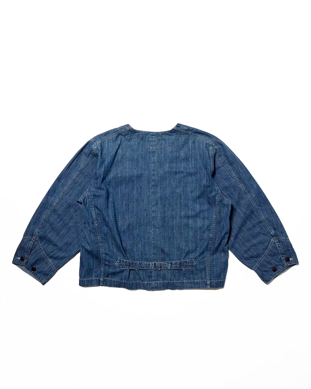 engineer jacket(6.5oz selvedge denim)Pinst★ripe / Yoshi-6.5oz★ (Blue Denim ★Onewash)