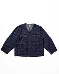 engineer jacket(6.5oz selvedge denim)Pinst★ripe / Yoshi-6.5oz★ (Blue Denim ★Onewash)