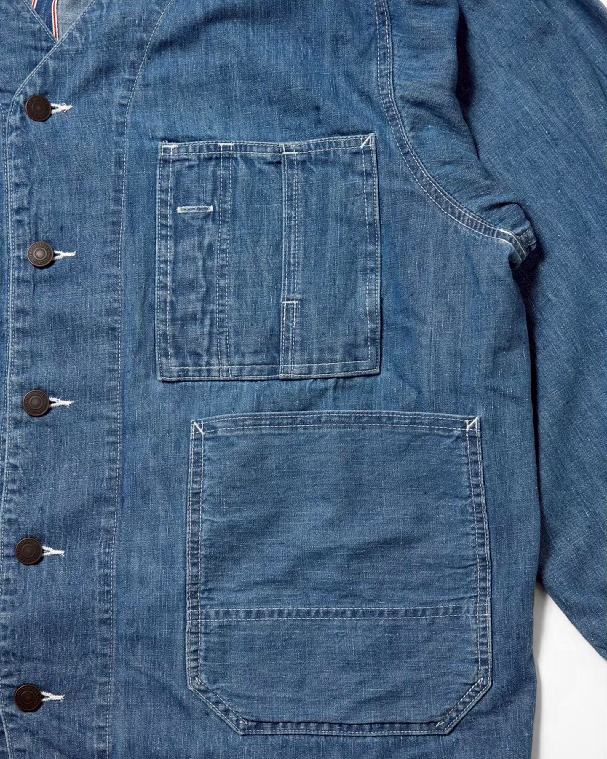 engineer jacket(6.5oz selvedge denim) / Yoshi-6.5oz (Blue Denim Onewash)