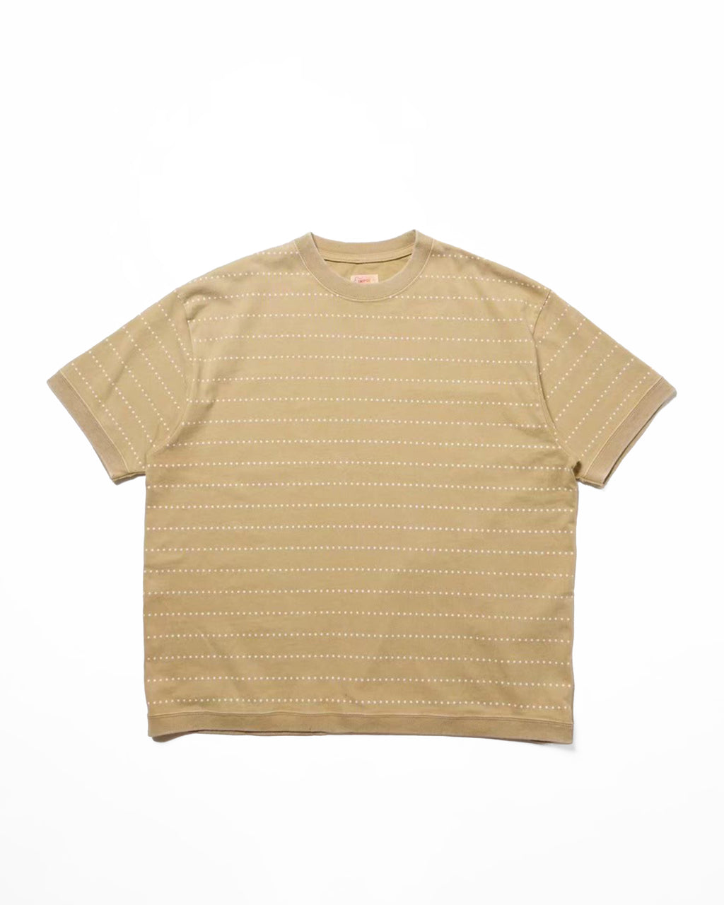 Pin★border T shirt / Boo★  (Beige)