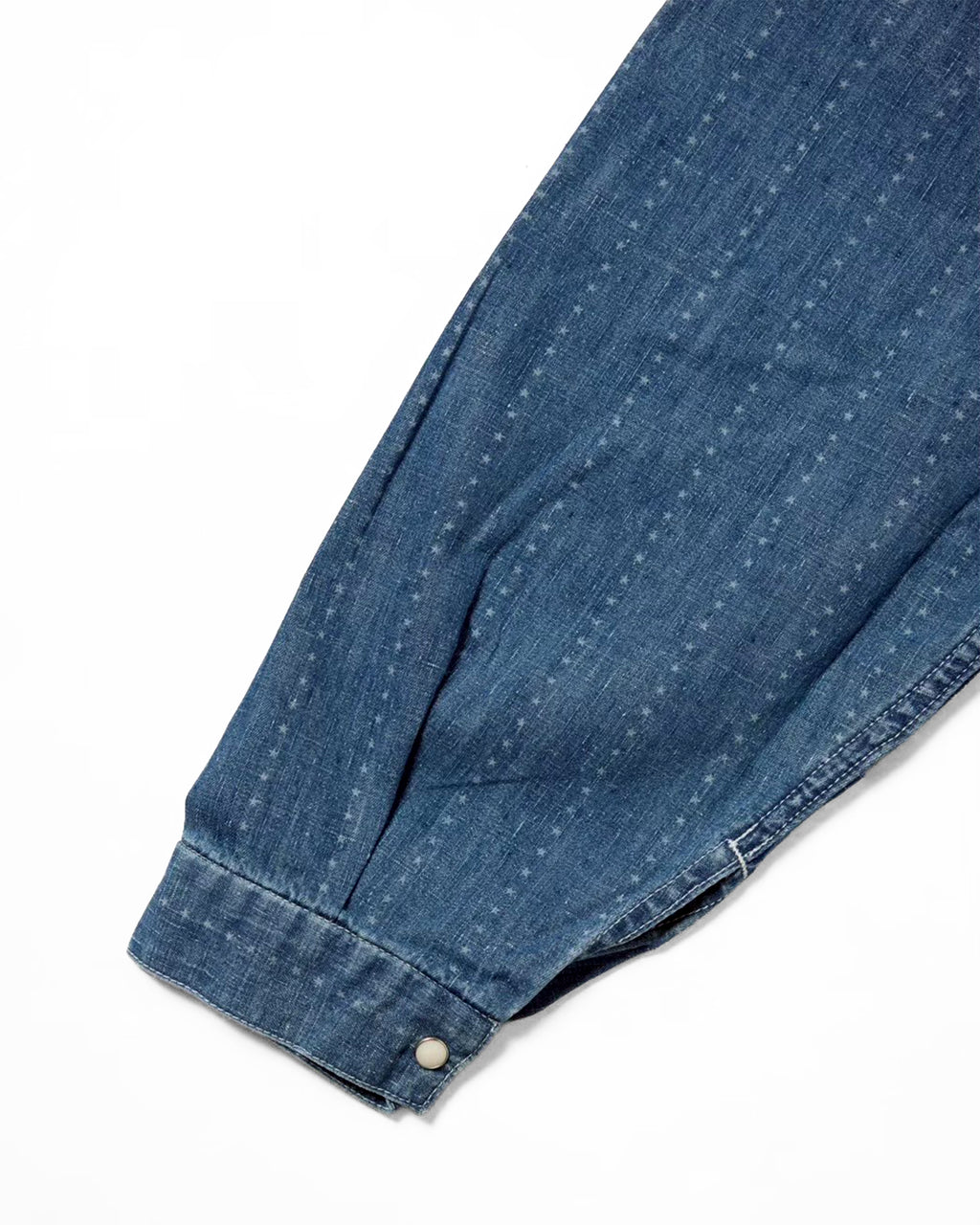 Fisherman Shirt(5.5ozPOPLIN)Pinst米ripe / Riceman★(★Vintagewash)