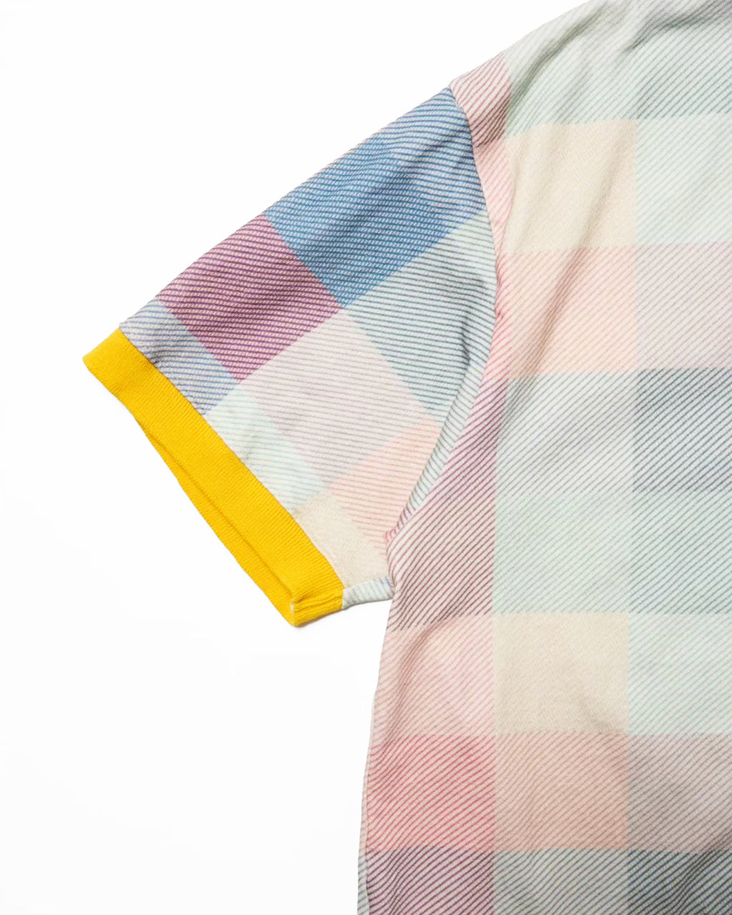 Multi-check  short sleeve t / Bowser