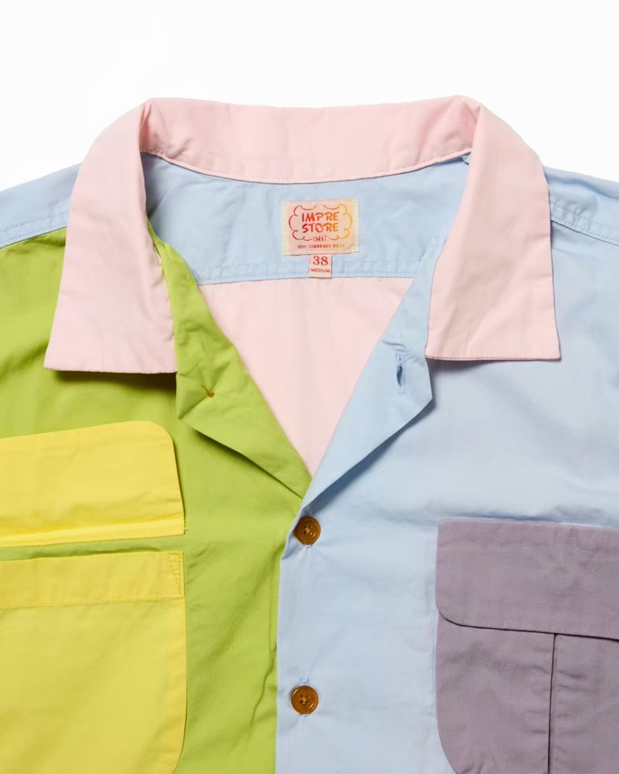 Crazy Open Collar Short Sleeve Shirt / Luigi-ss
