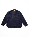 Fisherman Shirt(5.5ozPOPLIN)Pinst米ripe / Riceman★(Onewash)