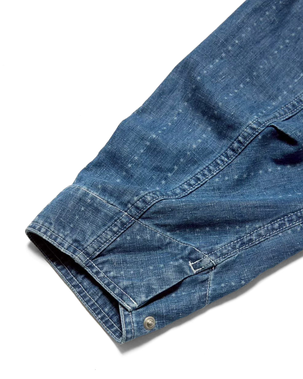 Shop coat(6.5oz selvedge denim)Pinst★ripe / Mario-6.5oz★ (Vintagewash)