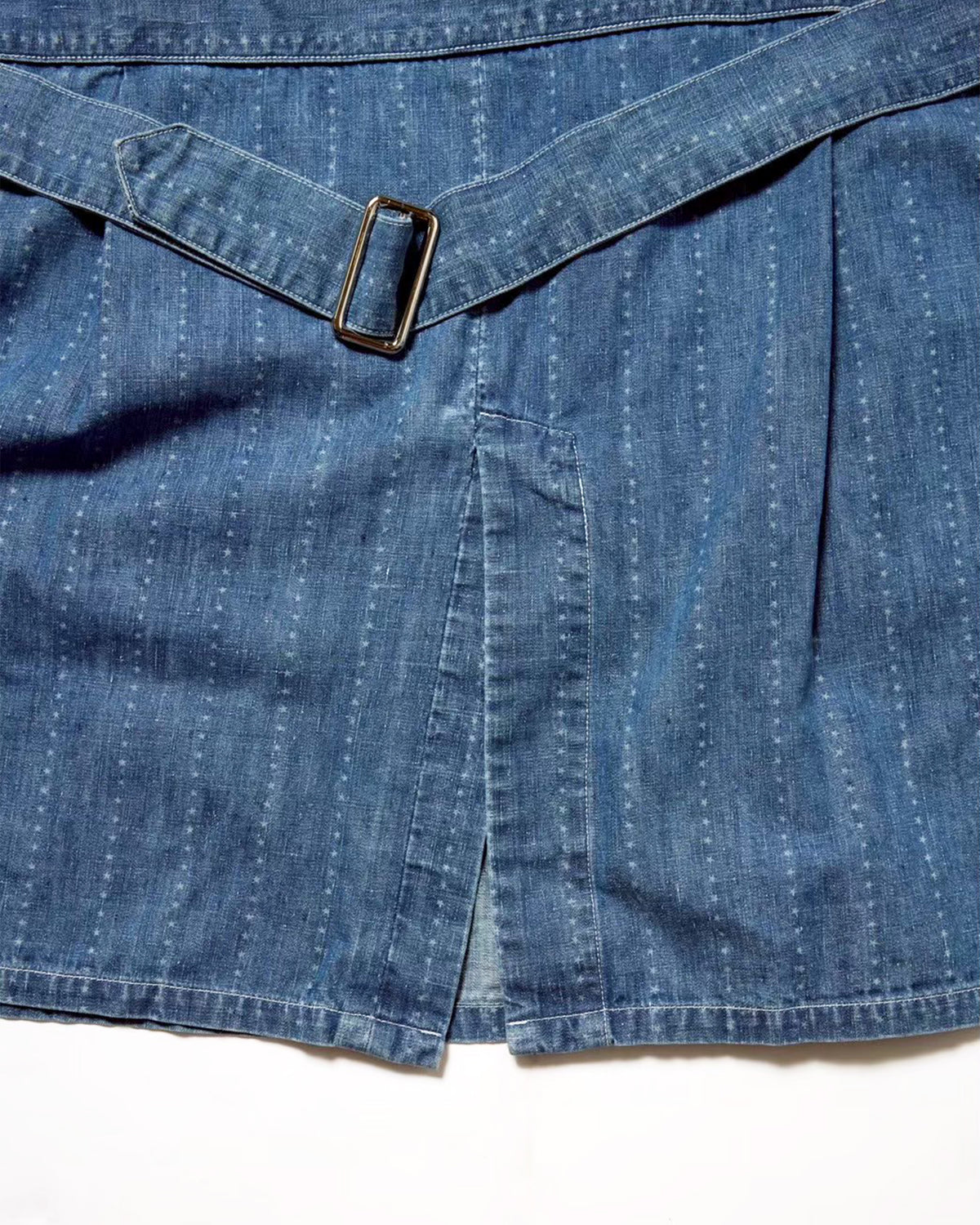 Shop coat(6.5oz selvedge denim)Pinst★ripe / Mario-6.5oz★ (Vintagewash)