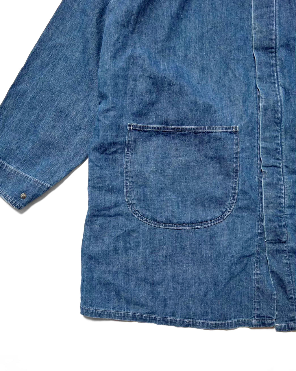 Shop coat(6.5oz selvedge denim) / Mario-6.5oz (Vintagewash)