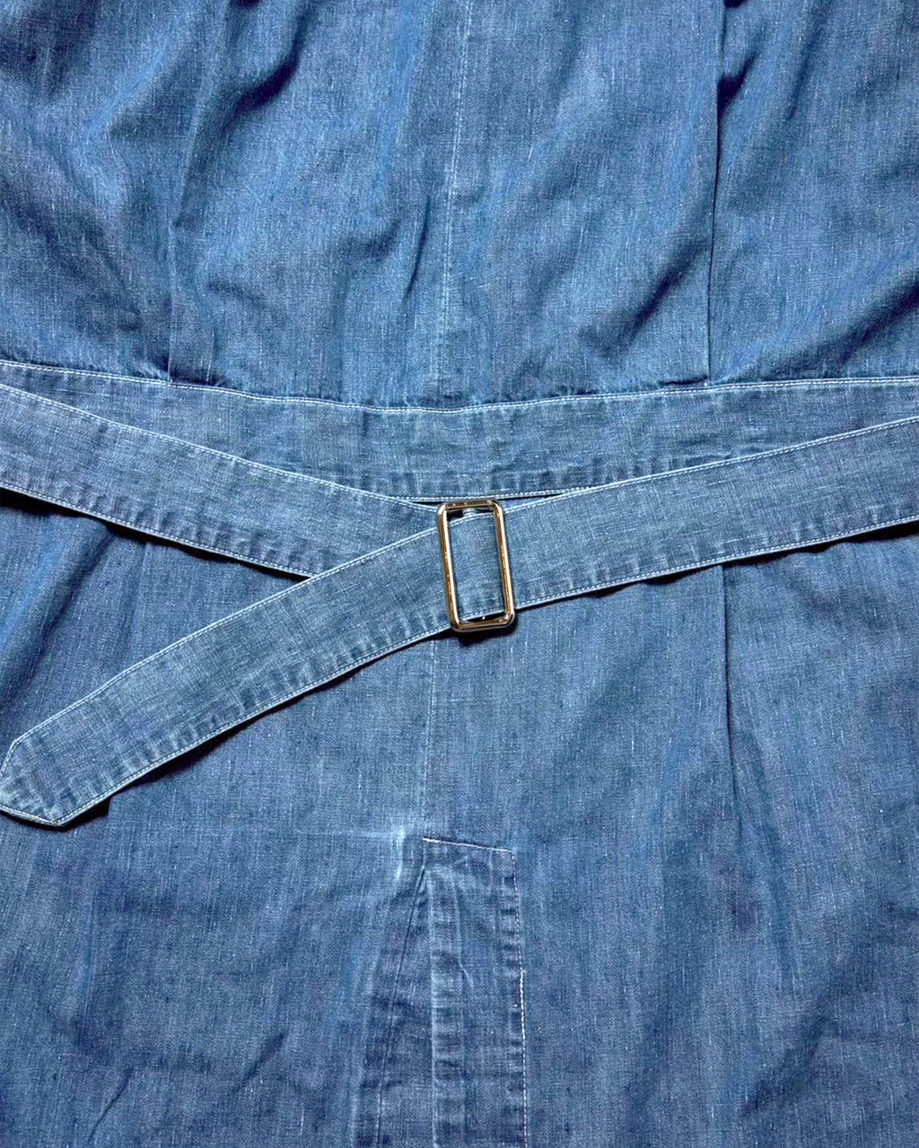 Shop coat(6.5oz selvedge denim) / Mario-6.5oz (Vintagewash)