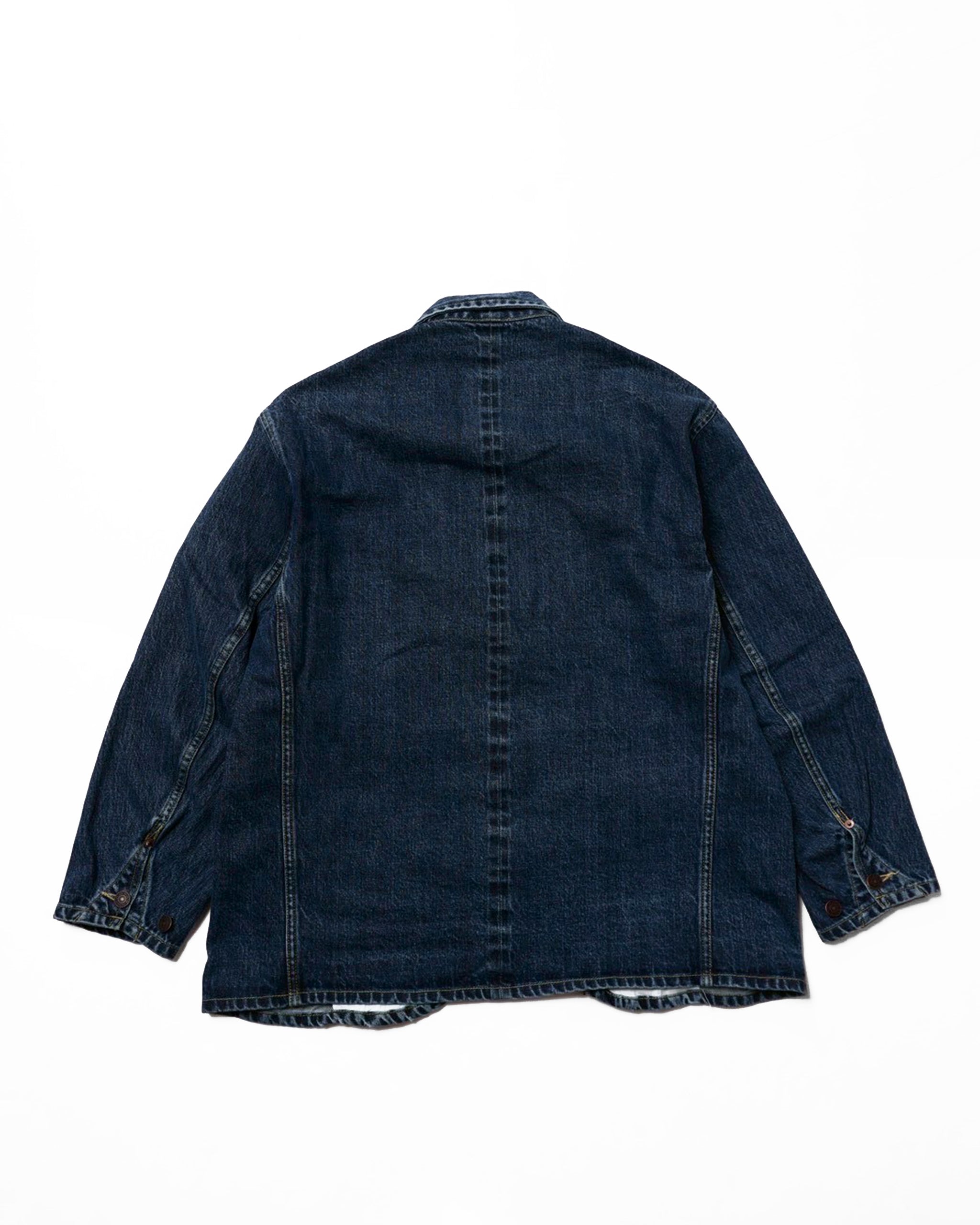 tailored jacket (12.5oz selvedge denim ) / Emmett Brown (Blue Denim Vintagewash)
