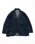 tailored jacket (12.5oz selvedge denim ) / Emmett Brown (Blue Denim Vintagewash)