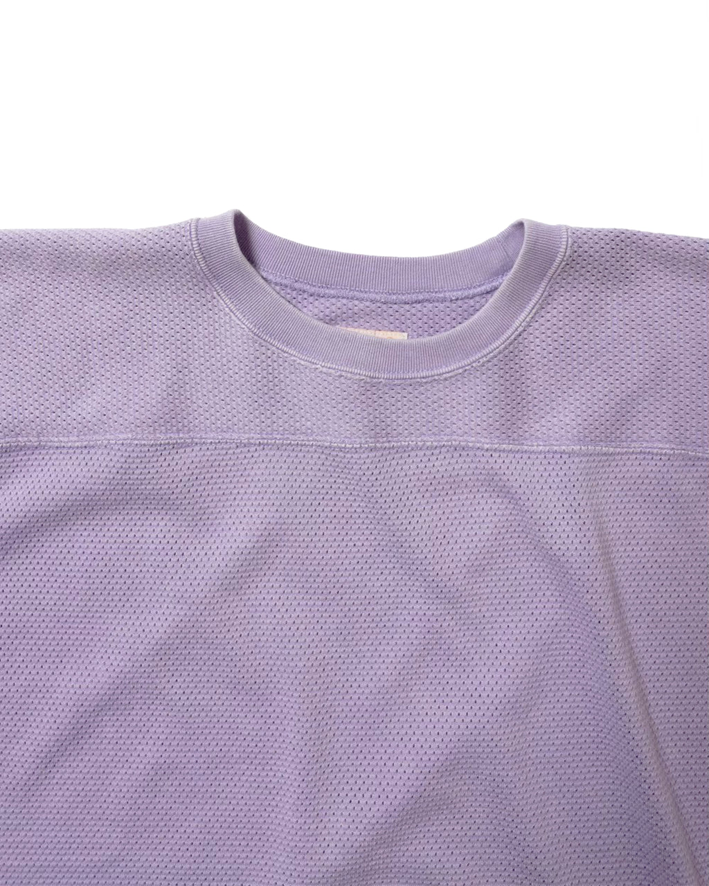 Football 3/4sleeves with sleeve lines / Bull-mesh t-cloth V.D (faded purple)