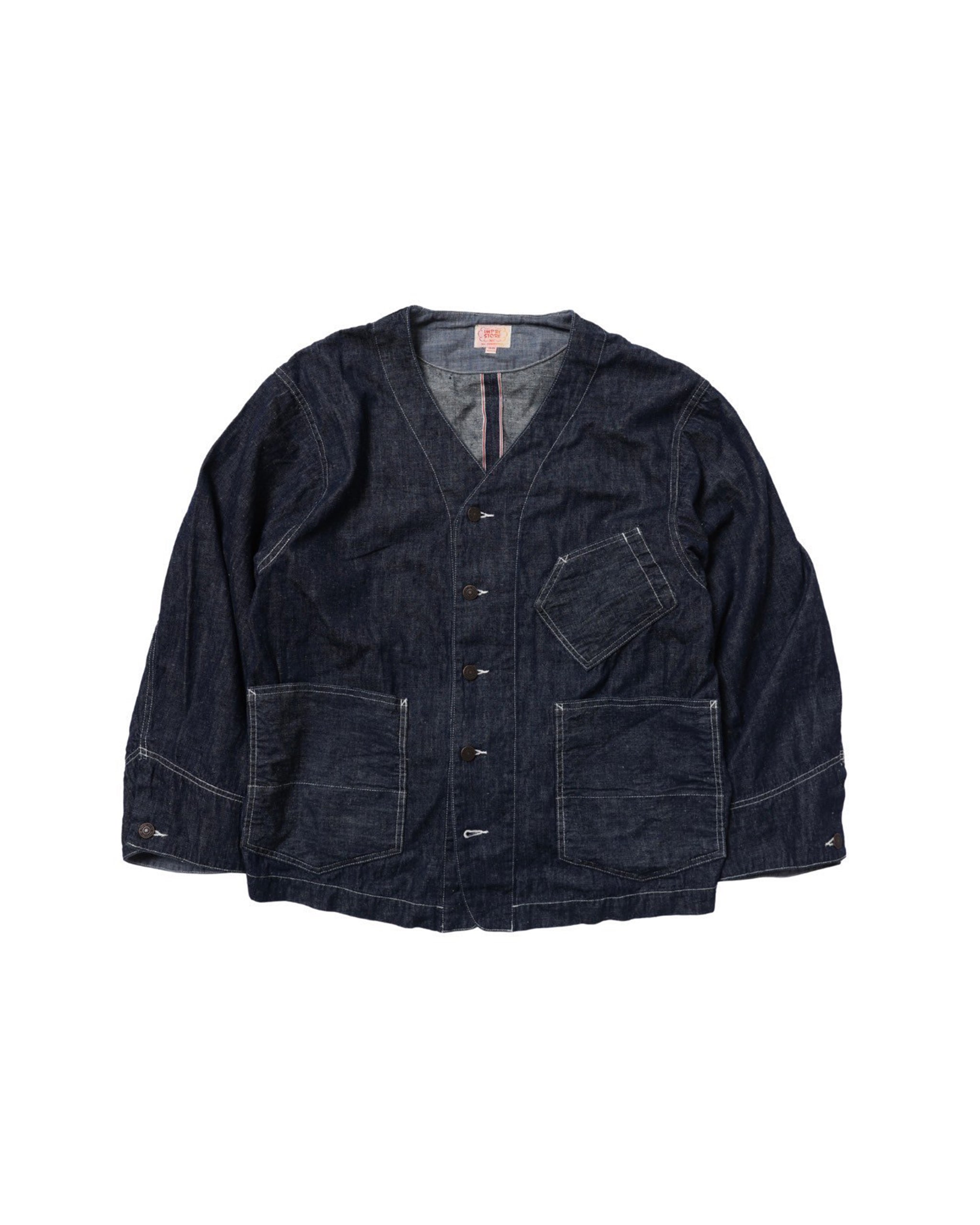 engineer jacket / Theo (Blue Denim Onewash)