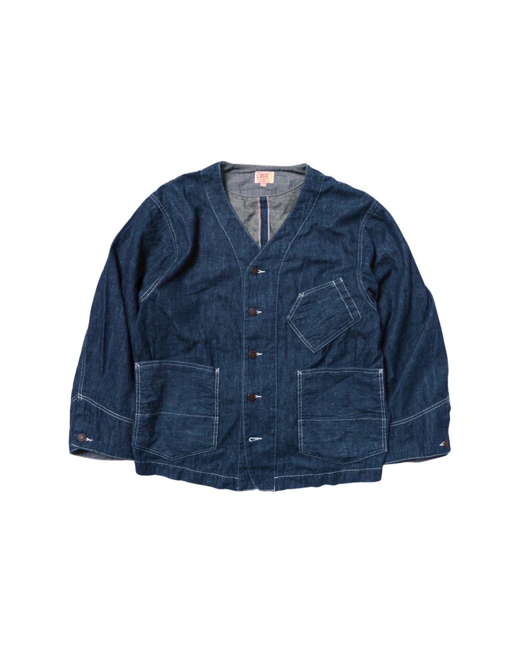 engineer jacket / Theo (Blue Denim Vintagewash)