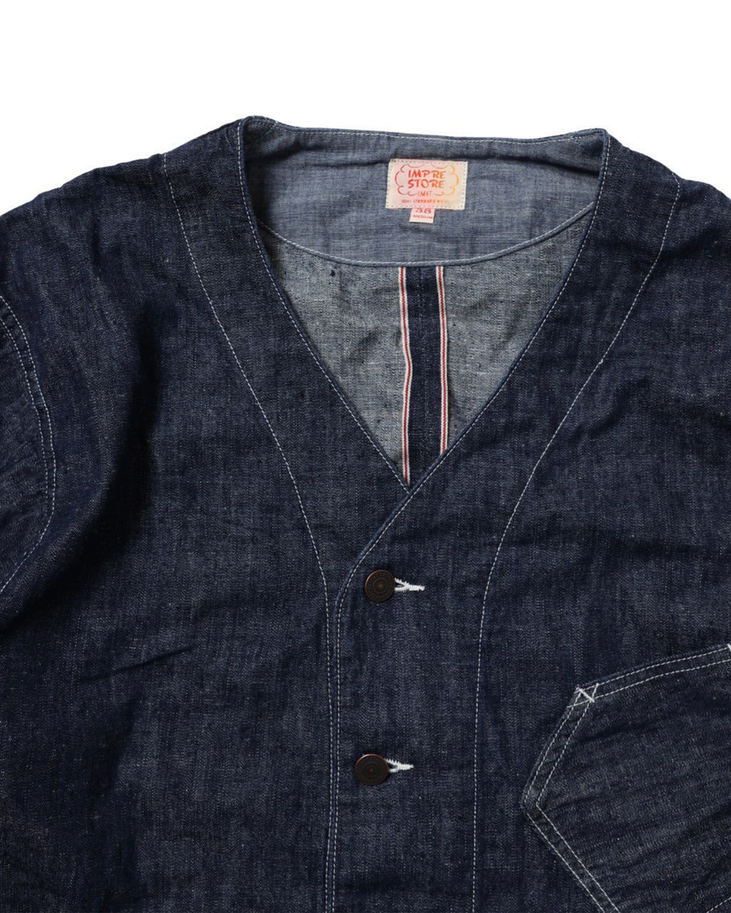 engineer jacket / Theo (Blue Denim Onewash)