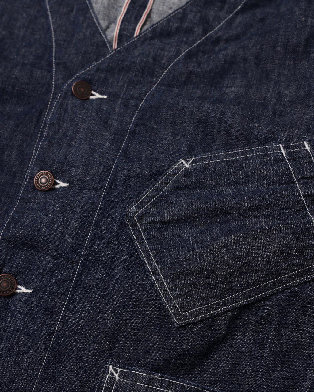 engineer jacket / Theo (Blue Denim Onewash)